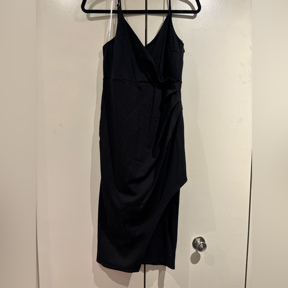 Lulu's Black Asymmetrical Dress